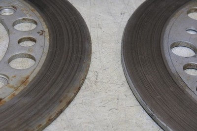 84-85 HONDA SHADOW 700 VT700C OEM FRONT LEFT RIGHT BRAKE ROTORS DISCS