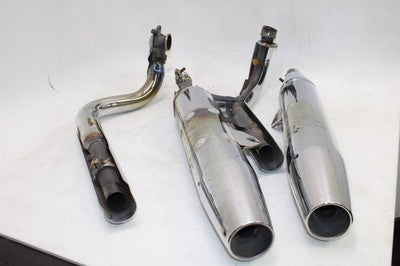 98-05 YAMAHA V STAR 650 XVS650A CLASSIC OEM FULL EXHAUST SYSTEM MUFFLERS