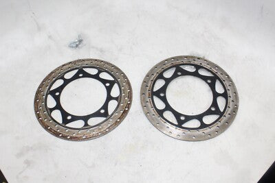 2006 SUZUKI KATANA 600 GSX600F OEM FRONT LEFT RIGHT BRAKE ROTORS DISCS