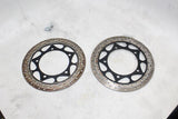 2006 SUZUKI KATANA 600 GSX600F OEM FRONT LEFT RIGHT BRAKE ROTORS DISCS