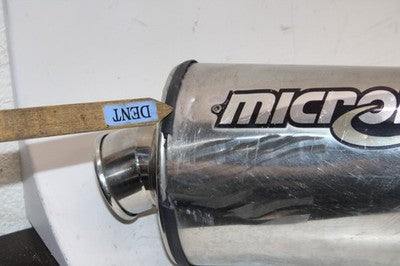 2000 SUZUKI GSXR 750 EXHAUST PIPE MUFFLER SLIP ON CAN SILENCER MICRON