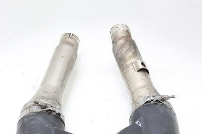1992 KAWASAKI NINJA 600R ZX600C OEM EXHAUST PIPES MUFFLERS SLIP ON CAN SILENCER