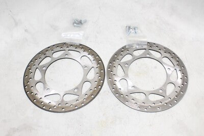 2006 SUZUKI KATANA 600 GSX600F OEM FRONT LEFT RIGHT BRAKE ROTORS DISCS