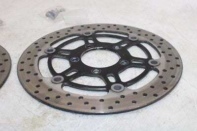 01-06 SUZUKI KATANA 750 GSX750F OEM FRONT LEFT RIGHT BRAKE ROTORS DISCS