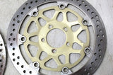07-08 KAWASAKI ZZR600 ZX600J OEM FRONT LEFT RIGHT BRAKE ROTORS DISCS