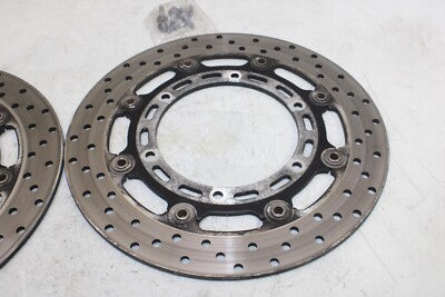 00-03 YAMAHA YZF R1 OEM FRONT LEFT RIGHT BRAKE ROTORS DISCS