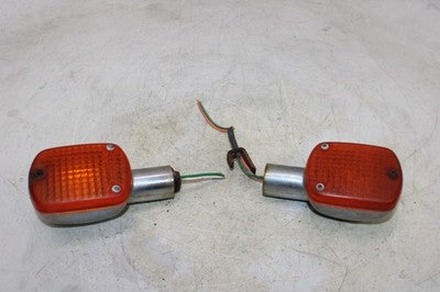 84-87 HONDA SHADOW 700 VT700C OEM FRONT LEFT RIGHT TURN SIGNALS LIGHT INDICATORS