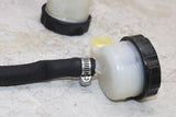 2004 TRIUMPH DAYTONA 600 OEM FRONT REAR BRAKE MASTER RESERVOIR TANK BOTTLE PAIR