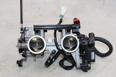 17-22 KAWASAKI NINJA 650 EX650 OEM MAIN FUEL INJECTORS / THROTTLE BODIES