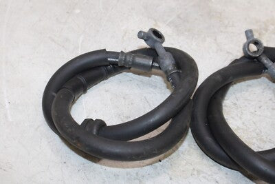 2008 KAWASAKI NINJA 650R OEM FRONT BRAKE CALIPER HOSE LINE W REAR HOSE