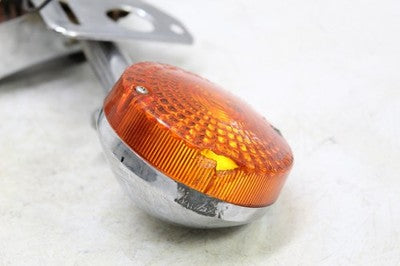 1982 HONDA CB900C OEM REAR TURN SIGNALS LIGHT INDICATORS PAIR W CHROME MOUNT