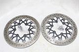 08-09 SUZUKI GSXR 600 OEM FRONT LEFT RIGHT BRAKE ROTORS DISCS