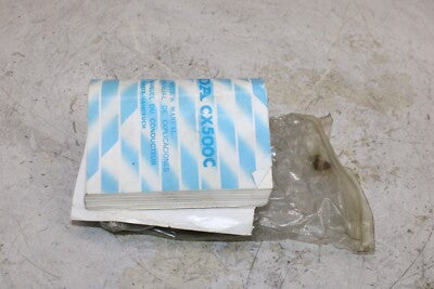 1981 HONDA CX500C OEM ORIGINAL OWNERS MANUAL BOOK