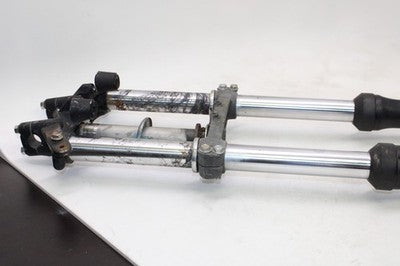 1981 KAWASAKI KZ550 OEM FRONT END COMPLETE SUSPENSION FORKS SHOCKS TRIPLE TREE