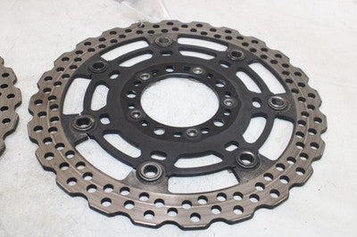 13-16 KAWASAKI NINJA 650 EX650F OEM FRONT LEFT RIGHT BRAKE ROTORS DISCS