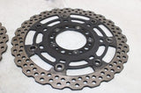 13-16 KAWASAKI NINJA 650 EX650F OEM FRONT LEFT RIGHT BRAKE ROTORS DISCS