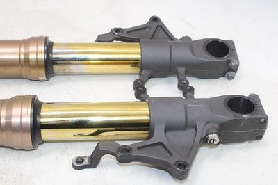01-02 SUZUKI GSXR 1000 OEM FRONT FORKS SHOCK SUSPENSION SET PAIR