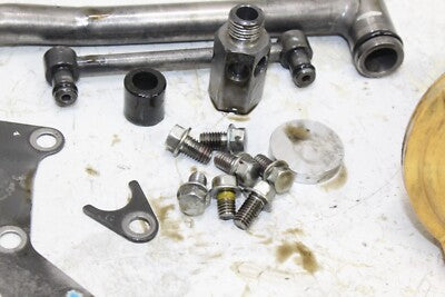 2017 KAWASAKI NINJA 650 OEM ENGINE INNER OIL FILTER PICKUP SCREEN W OIL PIPES