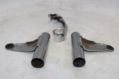 1980 YAMAHA XS850 OEM FRONT FORK COVERS BRACKETS