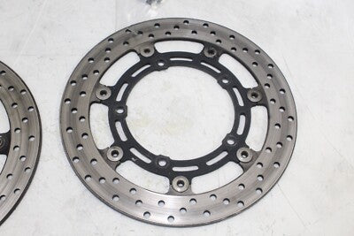 04-09 YAMAHA FZ6 OEM FRONT LEFT RIGHT BRAKE ROTORS DISCS