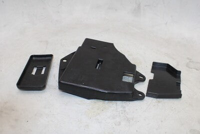 1981 HONDA CX500C OEM PLASTIC TOOL BOX TRAY HOLDER COVER SET