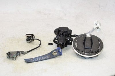 2017 KAWASAKI NINJA 650 EX650 OEM IGNITION LOCK SET W/ GAS CAP SEAT LOCK !W KEY!