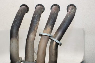 00-02 KAWASAKI NINJA ZX6R ZX600J OEM EXHAUST HEADER PIPES MANIFOLD W MUFFLER