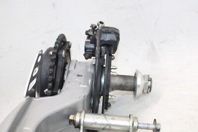 1999 TRIUMPH SPEED TRIPLE T509 OEM REAR SWINGARM BACK W ROTOR BRAKE CALIPER