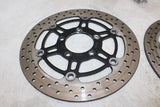 01-06 SUZUKI KATANA 750 GSX750F OEM FRONT LEFT RIGHT BRAKE ROTORS DISCS