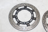 04-09 YAMAHA FZ6 OEM FRONT LEFT RIGHT BRAKE ROTORS DISCS