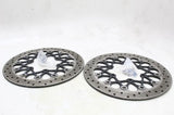08-09 SUZUKI GSXR 600 OEM FRONT LEFT RIGHT BRAKE ROTORS DISCS