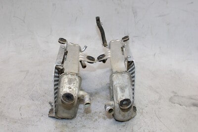 90-93 KAWASAKI KX250 OEM ENGINE MOTOR COOLING COOLER RADIATOR SET PAIR