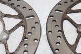 02 YAMAHA V STAR 1100 XVS1100 OEM FRONT LEFT RIGHT BRAKE ROTORS DISCS