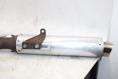 91-92 KAWASAKI NINJA ZX7 ZX750J OEM EXHAUST PIPE MUFFLER SLIP ON CAN SILENCER