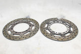 01-02 YAMAHA FZ1 OEM FRONT LEFT RIGHT BRAKE ROTORS DISCS