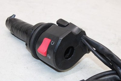 2011 KAWASAKI VERSYS 650 KLE650CF OEM RIGHT CLIP ON HANDLE KILL OFF START SWITCH