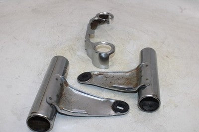 1980 YAMAHA XS850 OEM FRONT FORK COVERS BRACKETS