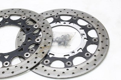 2006 YAMAHA YZF R1 OEM FRONT LEFT RIGHT BRAKE ROTORS DISCS