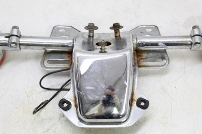 1982 HONDA CB900C OEM REAR TURN SIGNALS LIGHT INDICATORS PAIR W CHROME MOUNT