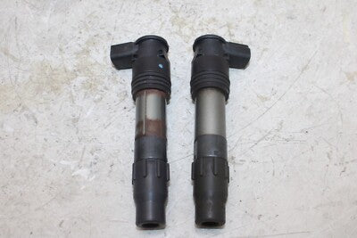 13-17 KAWASAKI NINJA 300 EX300B ABS OEM IGNITION COILS COIL SPARK PLUG CAPS