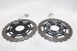 13-16 KAWASAKI NINJA 650 EX650F OEM FRONT LEFT RIGHT BRAKE ROTORS DISCS