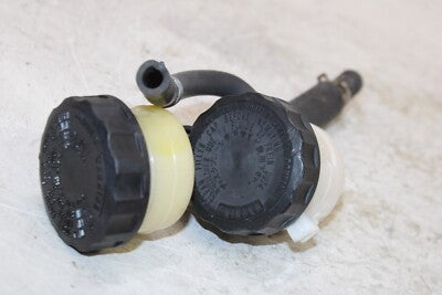 1991 KAWASAKI NINJA ZX7 ZX750J OEM FRONT REAR BRAKE MASTER FLUID RESERVOIR