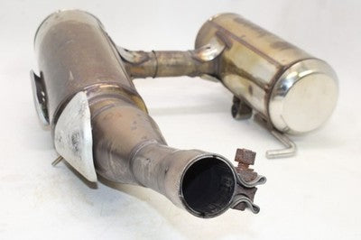 2003 BMW F650GS DAKAR OEM EXHAUST PIPE MUFFLER SLIP ON CAN SILENCER PAIR