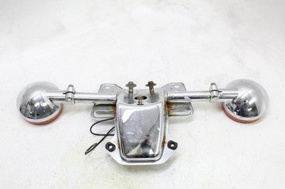 1982 HONDA CB900C OEM REAR TURN SIGNALS LIGHT INDICATORS PAIR W CHROME MOUNT