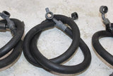 2008 KAWASAKI NINJA 650R OEM FRONT BRAKE CALIPER HOSE LINE W REAR HOSE