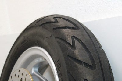 2004 YAMAHA VINO 125 XC125 OEM FRONT WHEEL RIM W TIRE