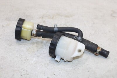1991 KAWASAKI NINJA ZX7 ZX750J OEM FRONT REAR BRAKE MASTER FLUID RESERVOIR