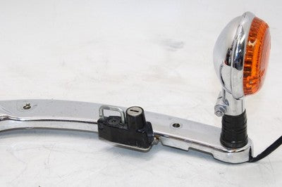 2002 YAMAHA V STAR 650 XVS650A CLASSIC OEM LEFT REAR SEAT GRAB BAR W TURN SIGNAL