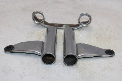 1980 YAMAHA XS850 OEM FRONT FORK COVERS BRACKETS