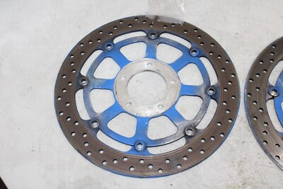 97-98 SUZUKI GSXR600 OEM FRONT LEFT RIGHT BRAKE ROTORS DISCS